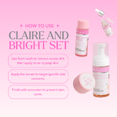 S and J Beauty - Claire and Bright Set